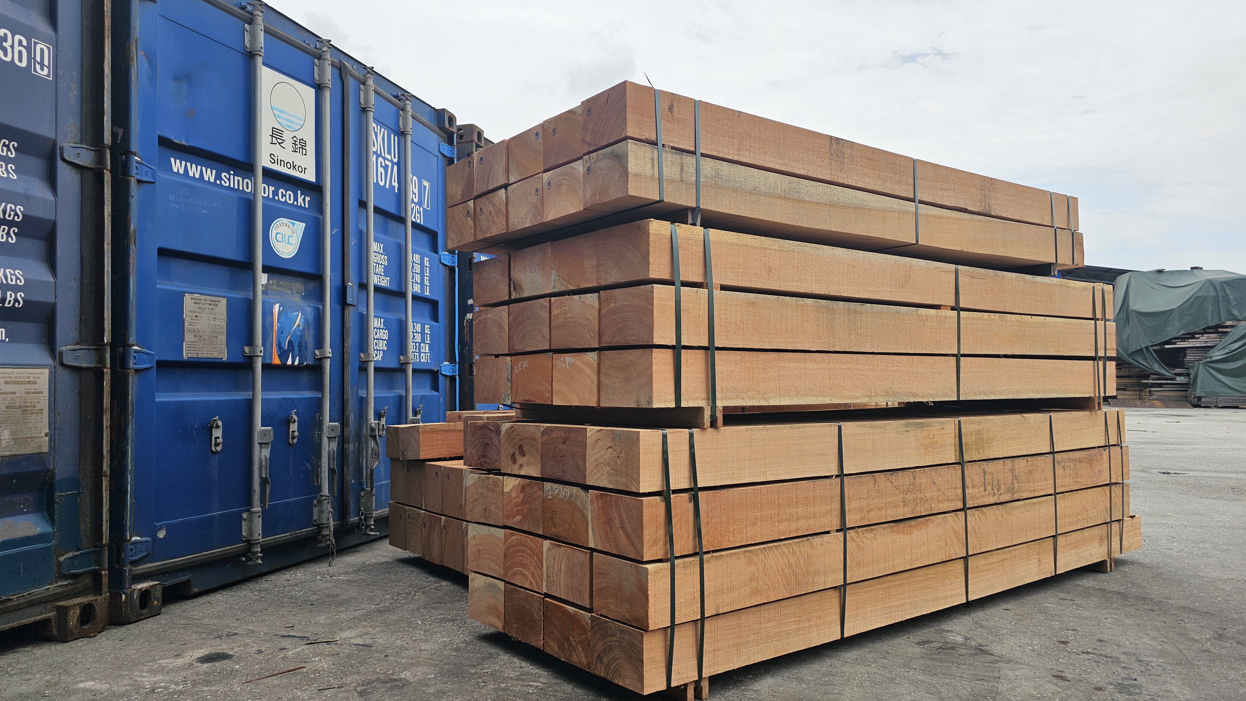Kempas Railway Sleepers